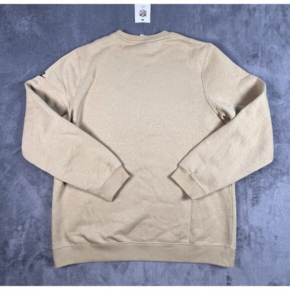 Nike Cincinnati Bengals Men's Size Large Tan Rewind Club Sweatshirt - Picture 2 of 10